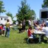 Hot dogs after the fishing tournament